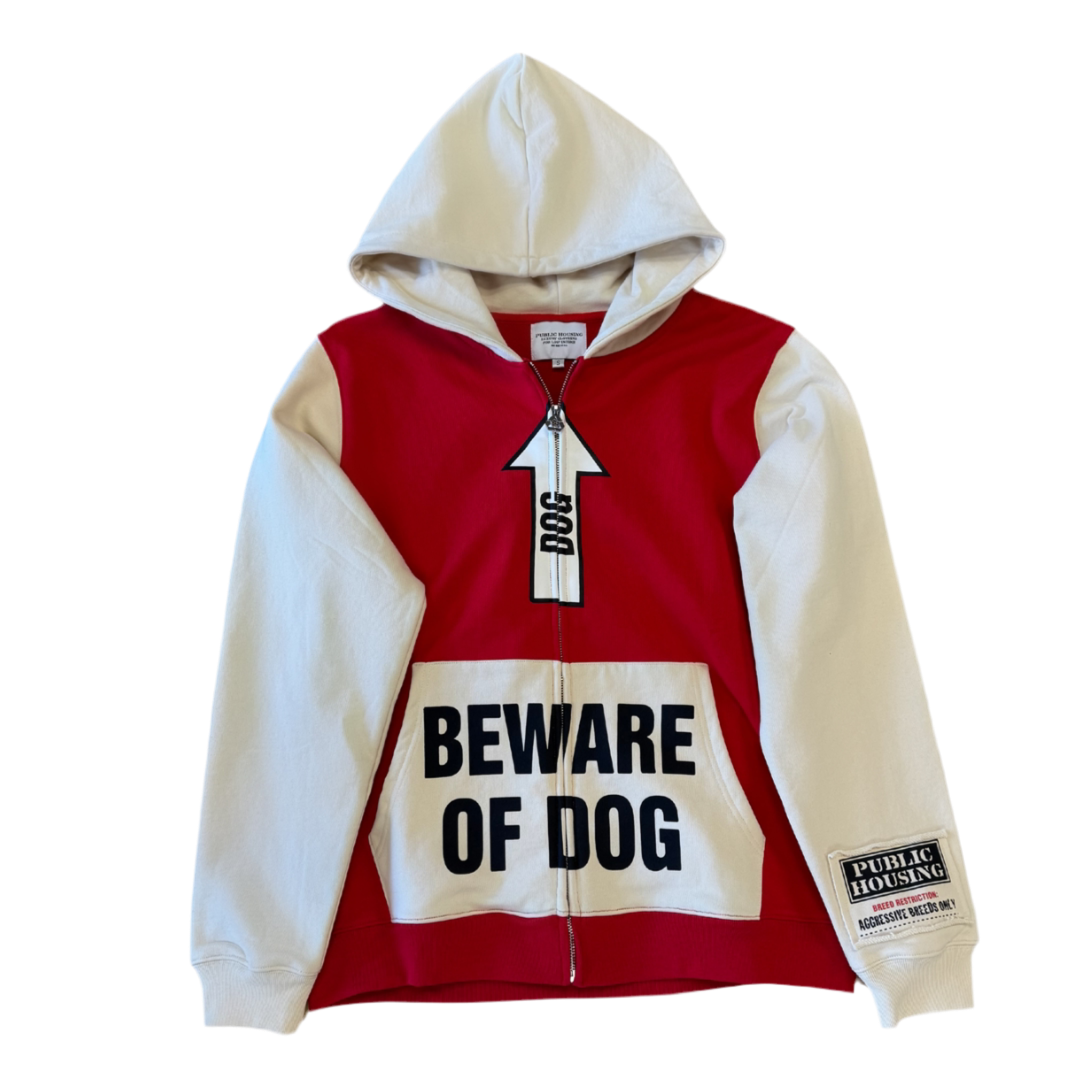 BEWARE OF DOG HOODIE
